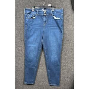 Torrid Jegging Womens Size 22T Blue High Rise Denim Jean Super Soft